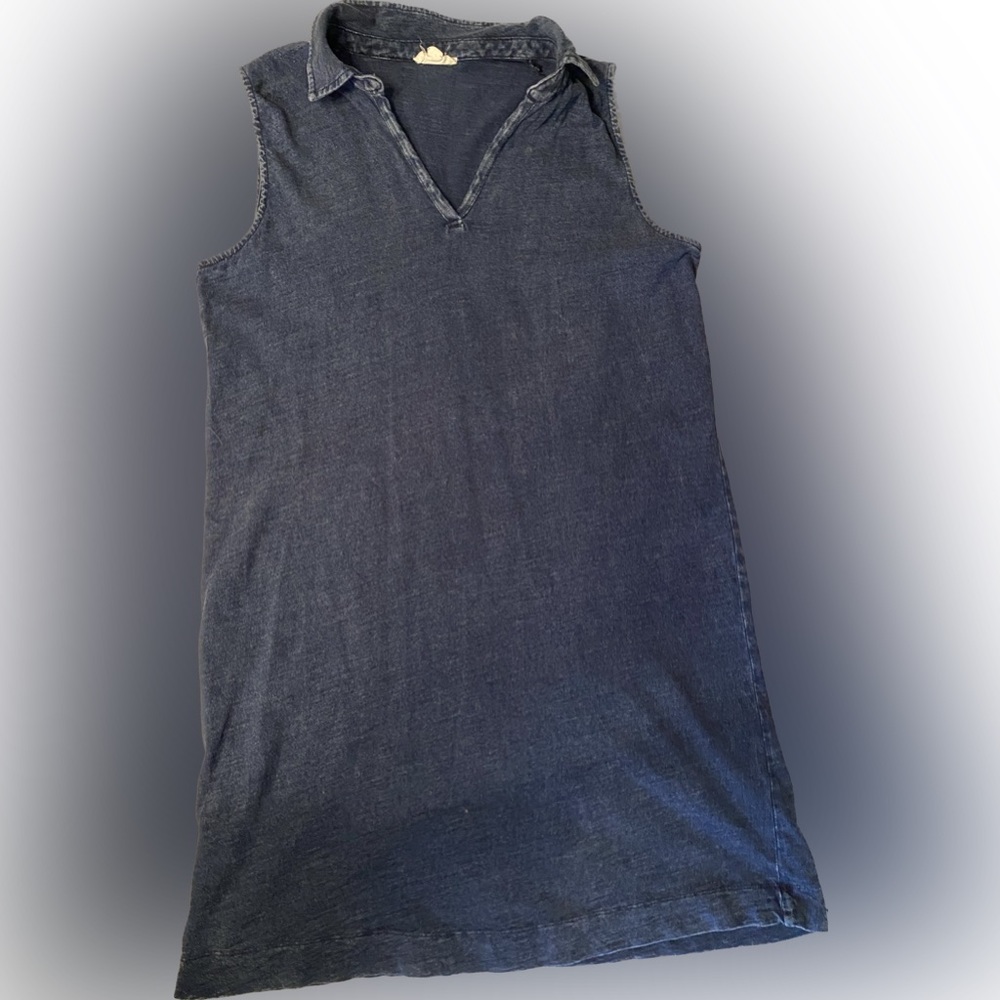 Summer dress. Large.  Denim color